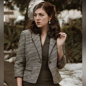 Gray Tweed Blazer
